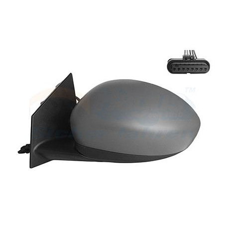 Rétroviseur éléctrique complet gauche 5pin chauffant primer