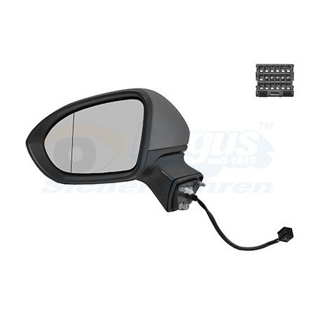 Rétroviseur éléctrique complet gauche