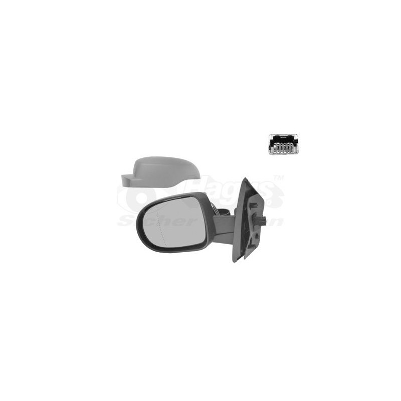 Rétroviseur éléctrique complet gauche