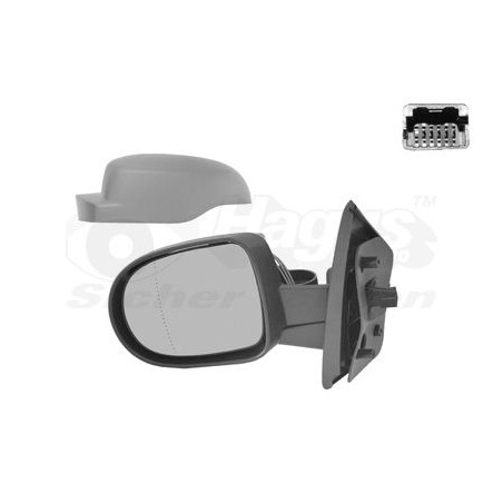 Rétroviseur éléctrique complet gauche