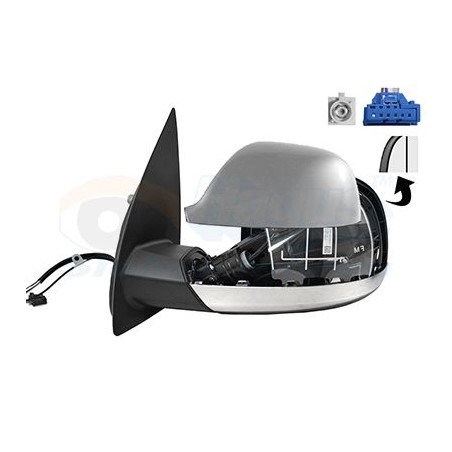Rétroviseur éléctrique complet gauche