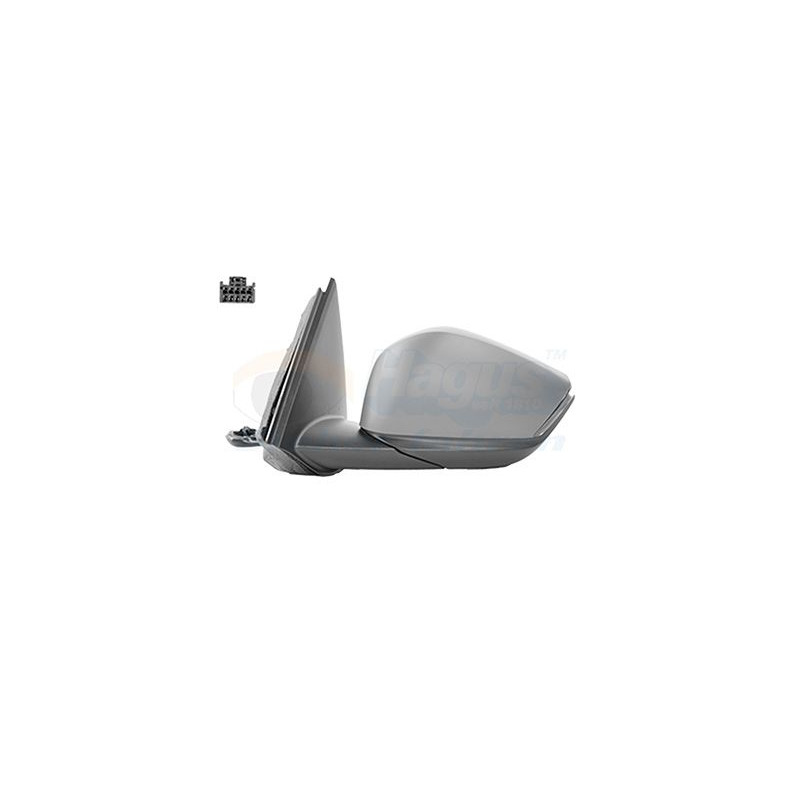 Rétroviseur éléctrique complet gauche 6pin chauffant primer