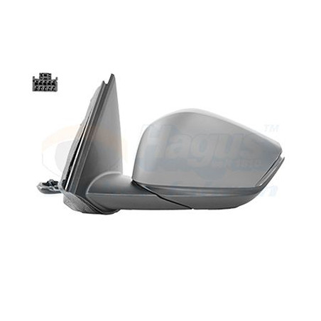 Rétroviseur éléctrique complet gauche 6pin chauffant primer