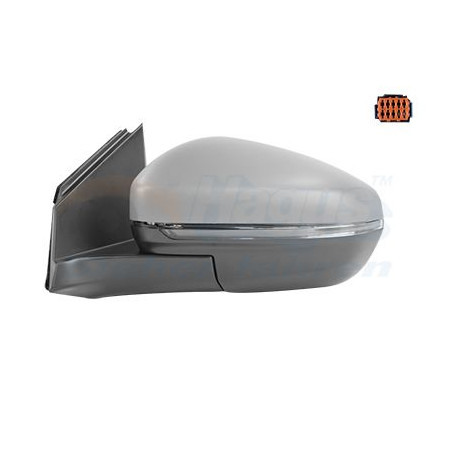 Rétroviseur éléctrique complet gauche