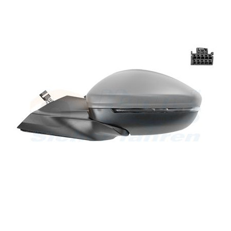 Rétroviseur éléctrique complet gauche