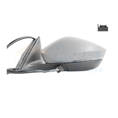 Rétroviseur éléctrique complet gauche