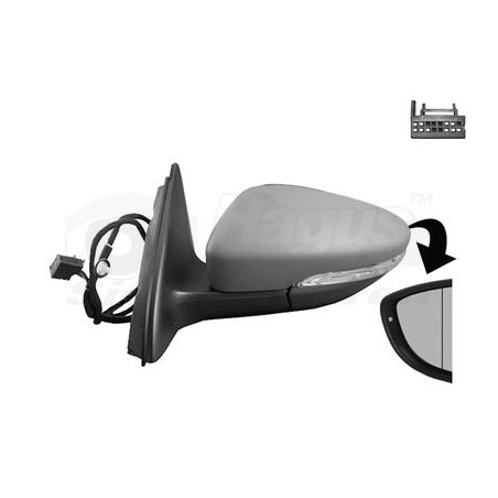 Rétroviseur éléctrique complet gauche
