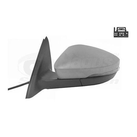 Rétroviseur éléctrique complet gauche