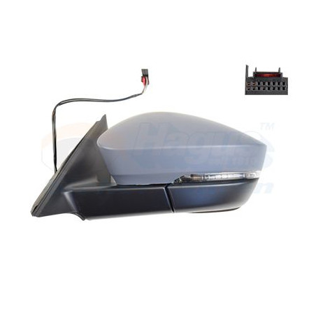 Rétroviseur éléctrique complet gauche