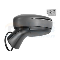 Rétroviseur éléctrique complet gauche 7 pin avec répétiteur primer chauffant