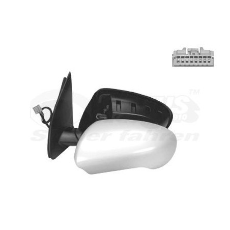 Rétroviseur éléctrique complet gauche