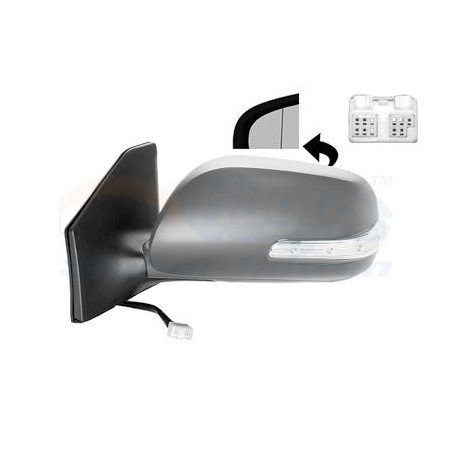 Rétroviseur éléctrique complet gauche