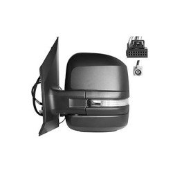 Rétroviseur éléctrique complet gauche 7pin bras court noir chauffant avec antenne