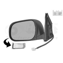 Rétroviseur éléctrique complet gauche