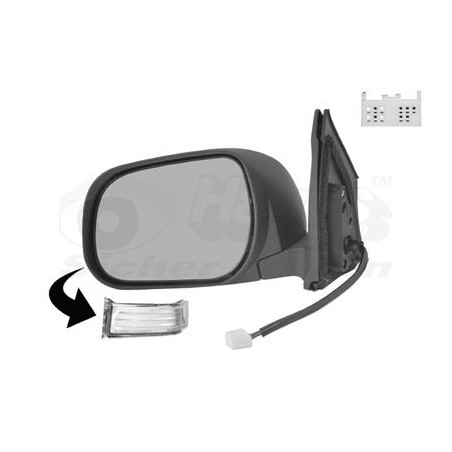 Rétroviseur éléctrique complet gauche