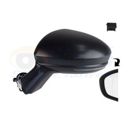 Rétroviseur éléctrique complet gauche 7pin chauffant noir