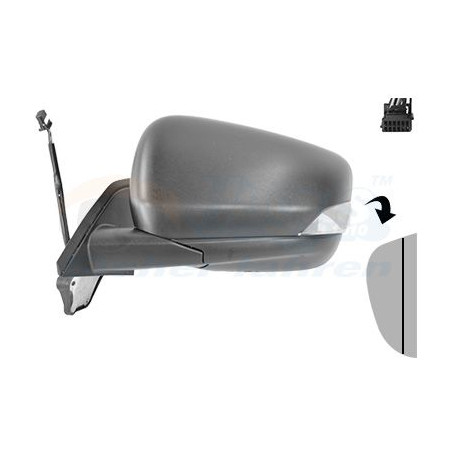 Rétroviseur éléctrique complet gauche