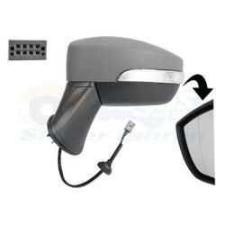 Rétroviseur éléctrique complet gauche