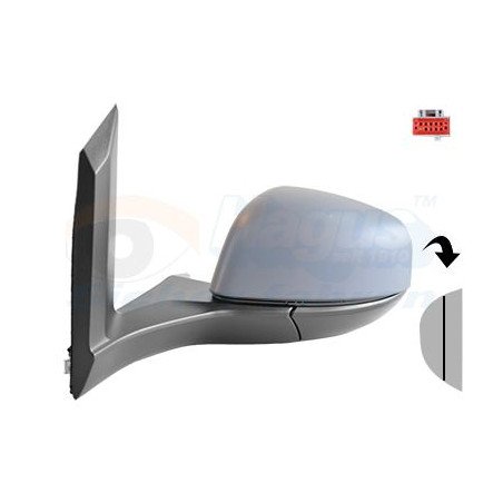 Rétroviseur éléctrique complet gauche