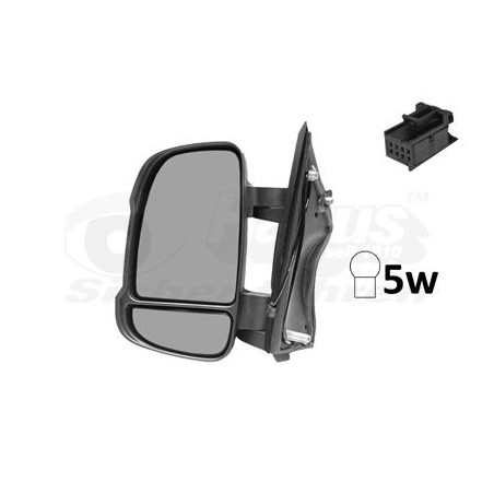 Rétroviseur éléctrique complet gauche
