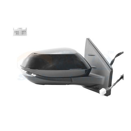 Rétroviseur éléctrique complet gauche