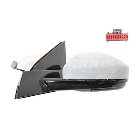 Rétroviseur éléctrique complet gauche