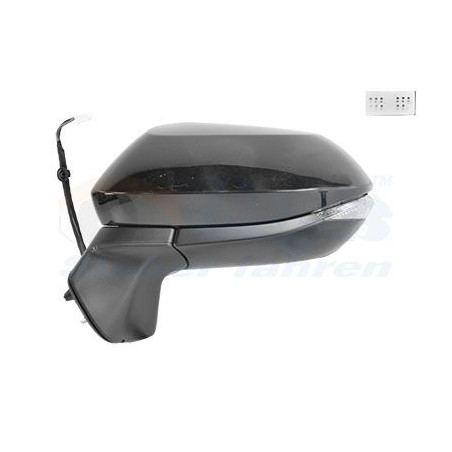 Rétroviseur éléctrique complet gauche