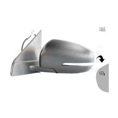 Rétroviseur éléctrique complet gauche