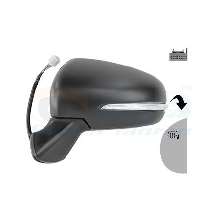 Rétroviseur éléctrique complet gauche