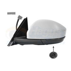 Rétroviseur éléctrique complet gauche
