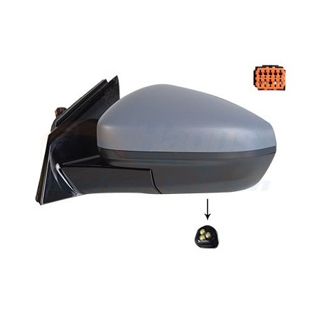 Rétroviseur éléctrique complet gauche