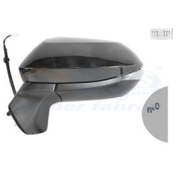 Rétroviseur éléctrique complet gauche