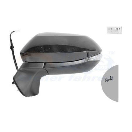 Rétroviseur éléctrique complet gauche