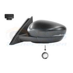 Rétroviseur éléctrique complet gauche