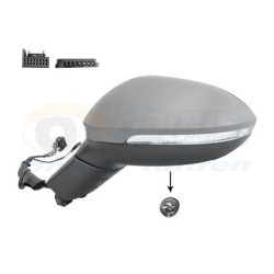 Rétroviseur éléctrique complet gauche