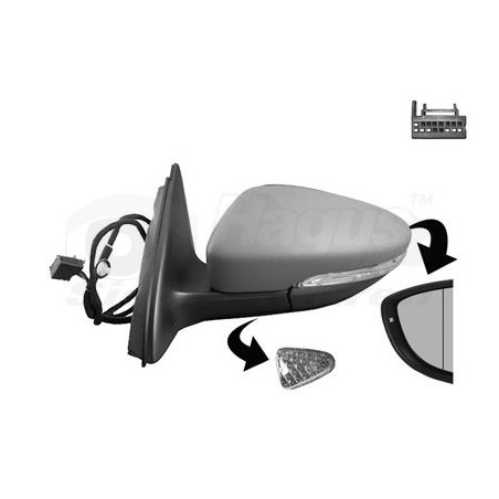 Rétroviseur éléctrique complet gauche