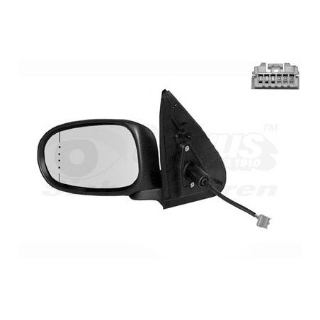 Rétroviseur éléctrique complet gauche