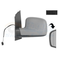 Rétroviseur éléctrique complet gauche