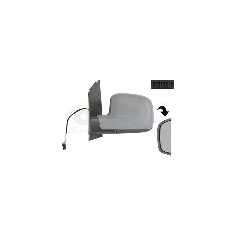 Rétroviseur éléctrique complet gauche