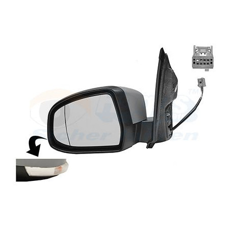 Rétroviseur éléctrique complet gauche