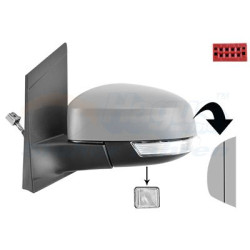 Rétroviseur éléctrique complet gauche