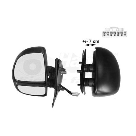 Rétroviseur éléctrique complet gauche