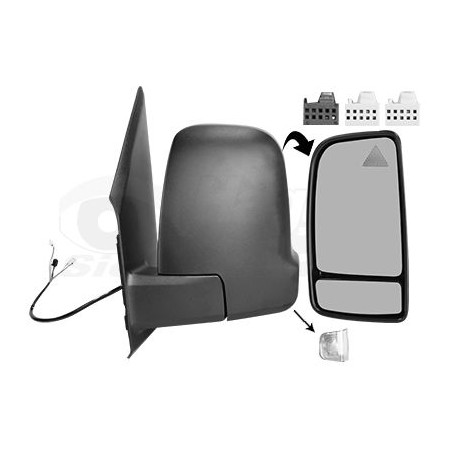 Rétroviseur éléctrique complet gauche