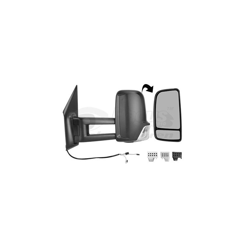 Rétroviseur éléctrique complet gauche