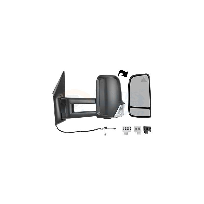 Rétroviseur éléctrique complet gauche