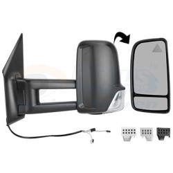 Rétroviseur éléctrique complet gauche