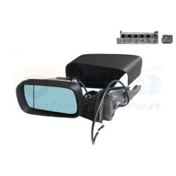 Rétroviseur éléctrique complet gauche