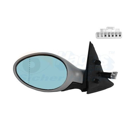 Rétroviseur éléctrique complet gauche