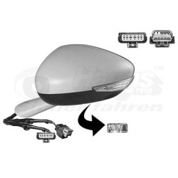 Rétroviseur éléctrique complet gauche