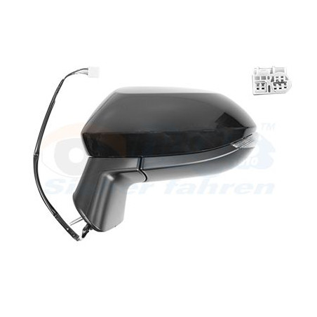 Rétroviseur éléctrique complet gauche